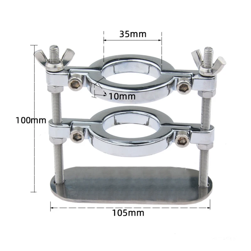 Металлическое кольцо на пенис с шипами Растяжитель Для мошонки БДСМ бондаж Бик