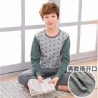 Пижама для мальчиков и девочек, хлопковая, с длинным рукавом