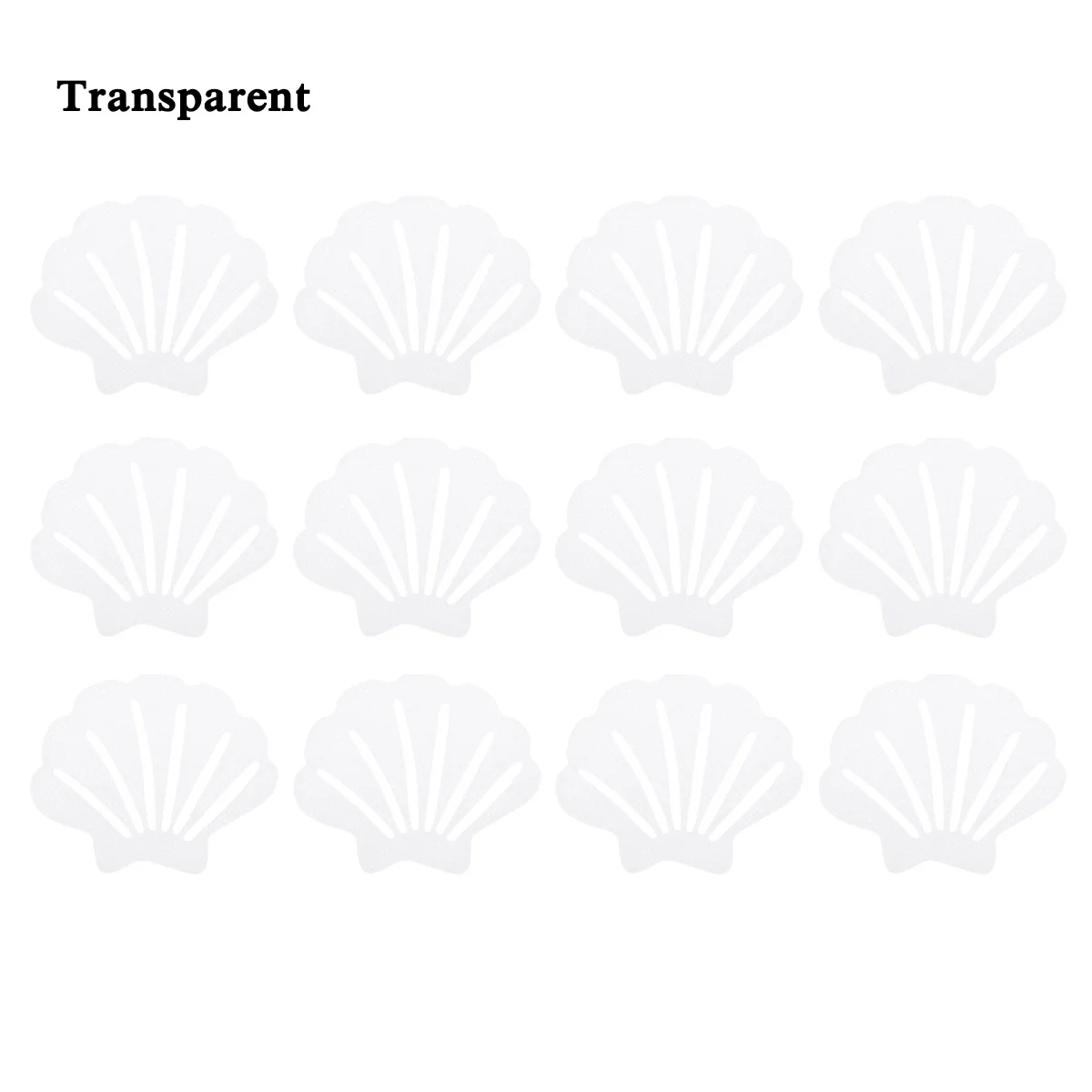 12 лент в форме гребешка с аппликацией для ванны противоскользящие защитные