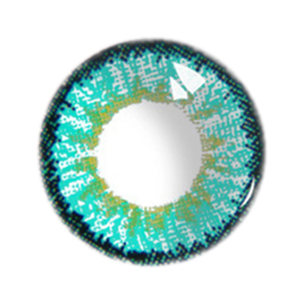 2 шт большой глаз красоты чистые цветные глаза линзы косметические очки для