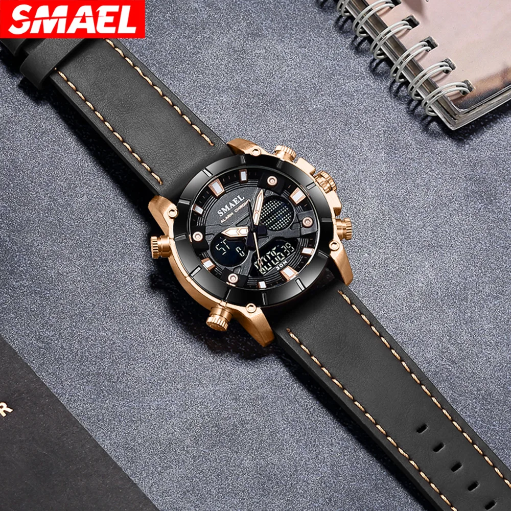 

New Multi-Functional Sports Watch Men's Watrproof Watch Calendar Belt Quartz Watch luxury watch