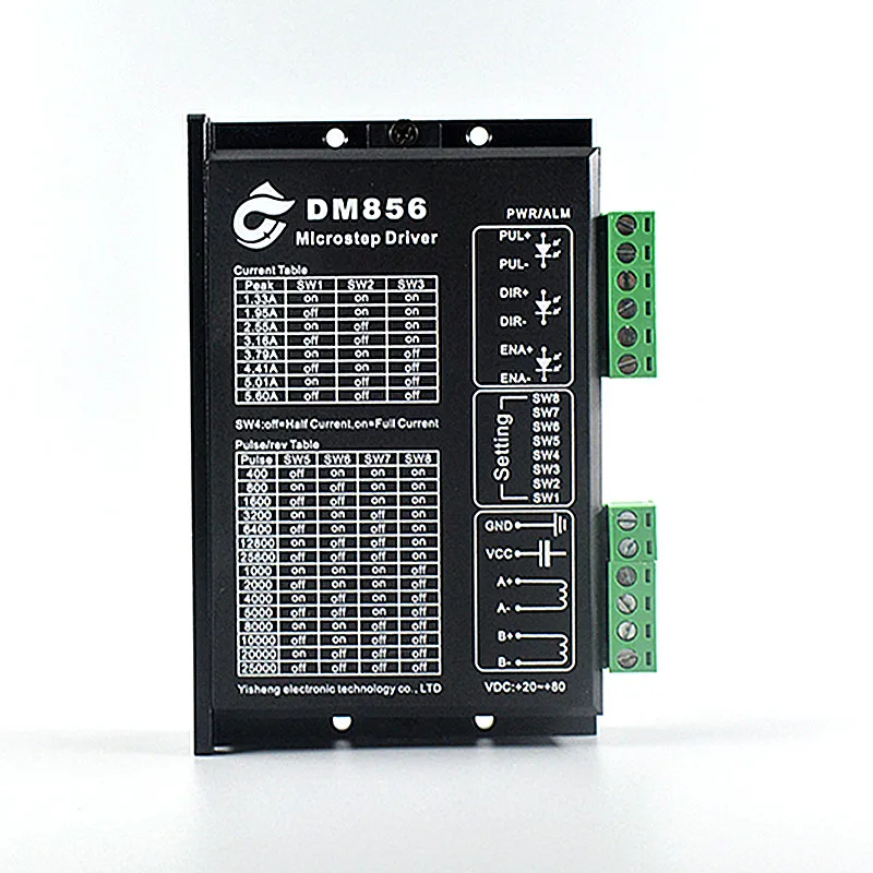 

1pcs DM856 32-bit DSP digital driver 86 type 128 subdivision stepping motor driver