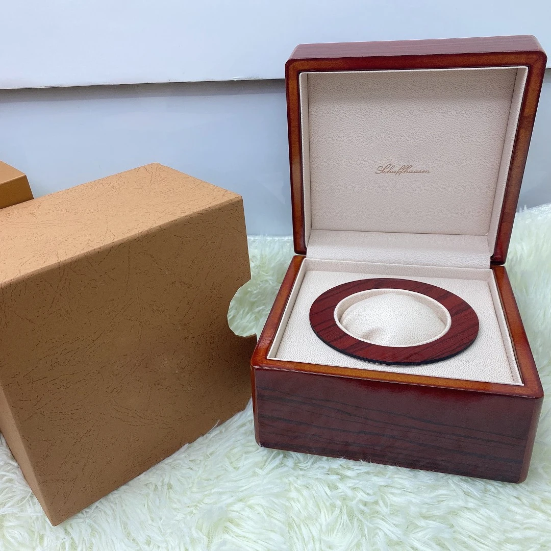 

Box Good Quality Black Original Box Men's Woman's Watches Boxes Men Wristwatch Box With Certificates For IWC Watches Boxes