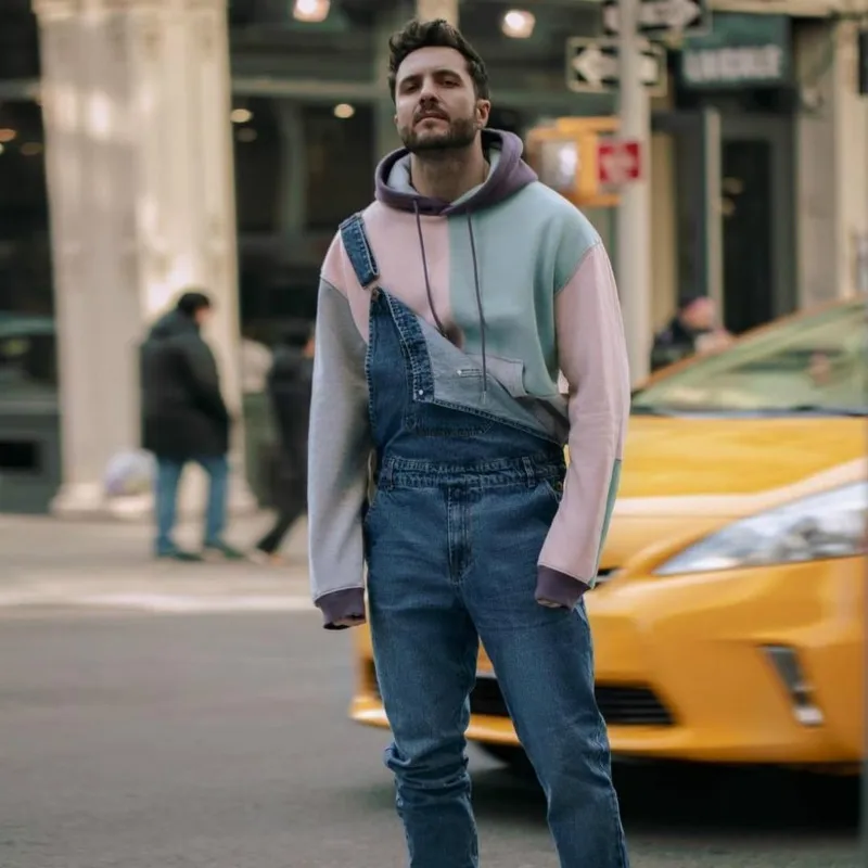 Модная новинка Мужская толстовка в стиле хип хоп хлопковая с капюшоном уличная