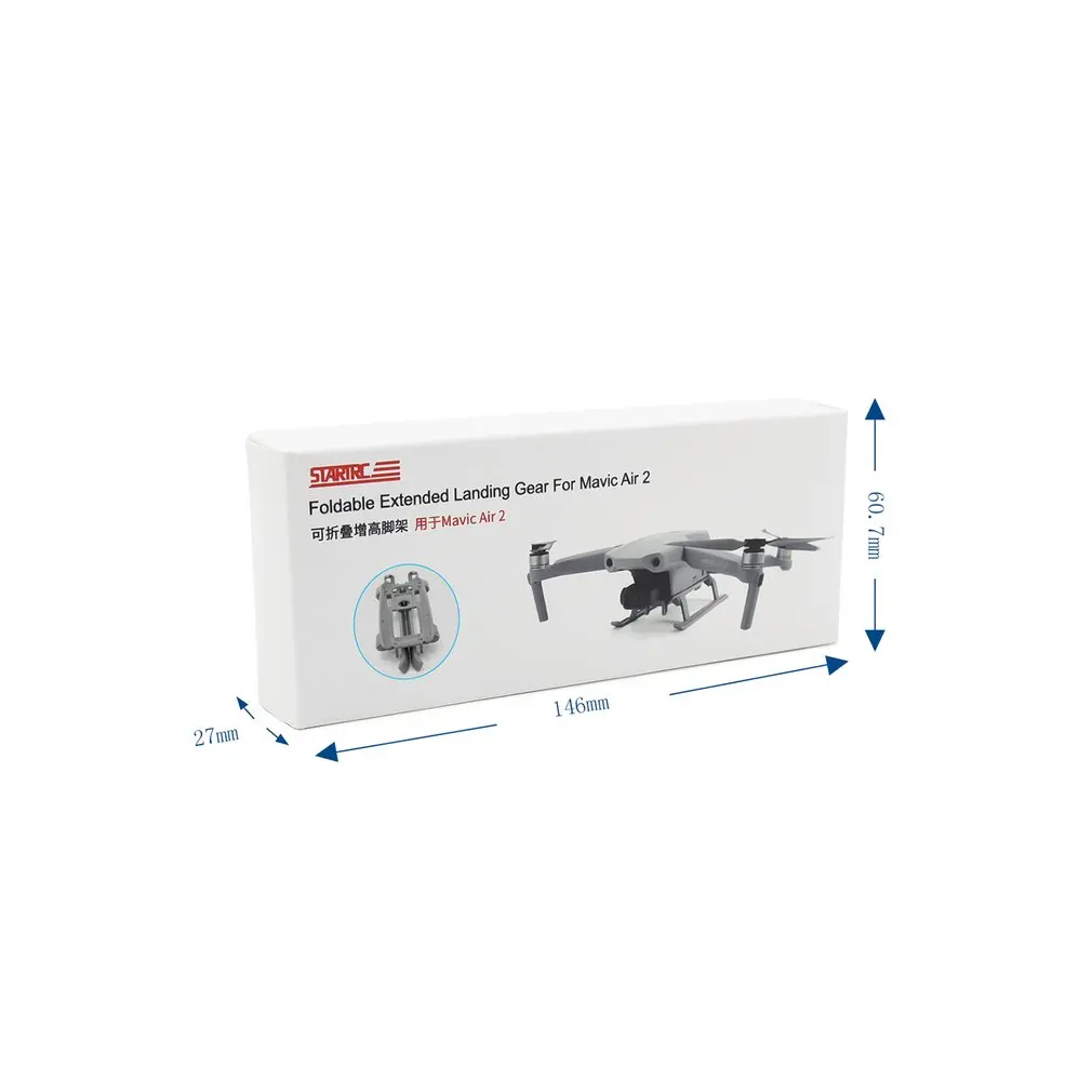 

Special Heightened Landing Gear Quick Disassembly Anti-fall Buffer Training Gimbal Guard Accessory For DJI Mavic Air 2