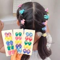 girl hair accessories 10pcslot cartoon hair circle set cuterubber band childrens accessories pinkycolor animal hair rope