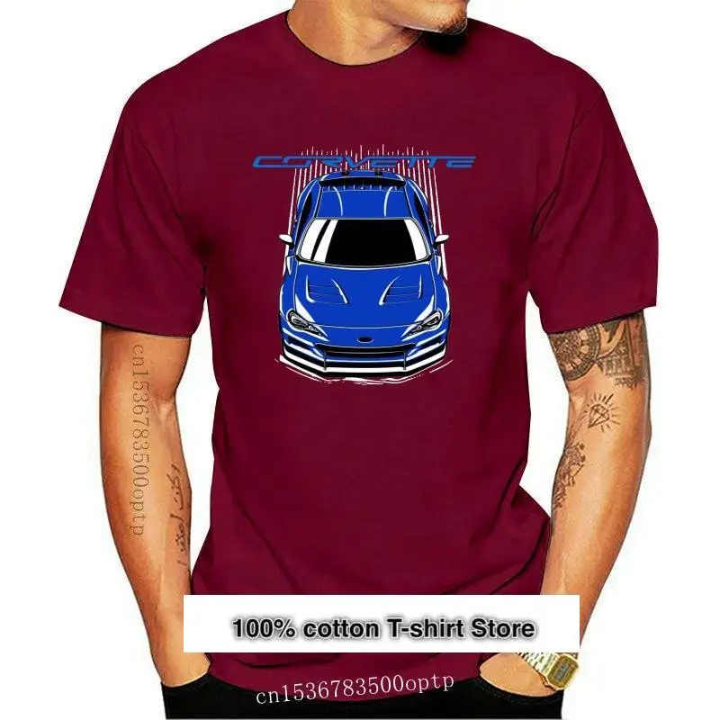 

Camiseta Corvette Z06 C7 для мужчин и женщин, синий camiseta