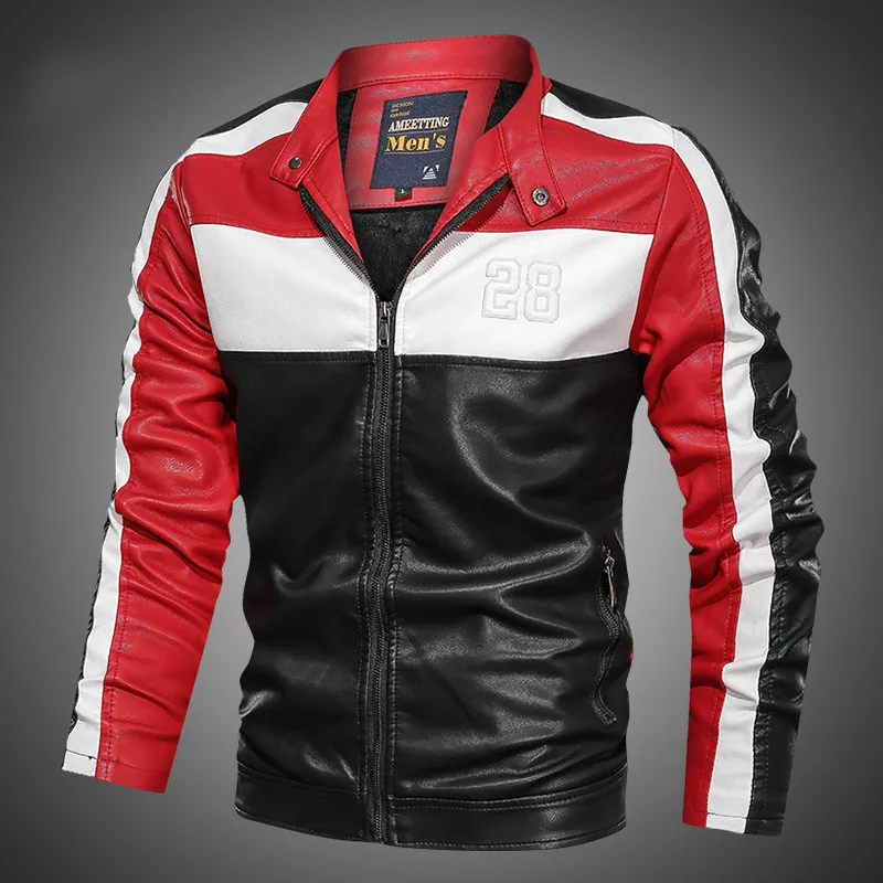 Брендовые бейсбольные куртки с вышивкой мужская куртка из искусственной кожи