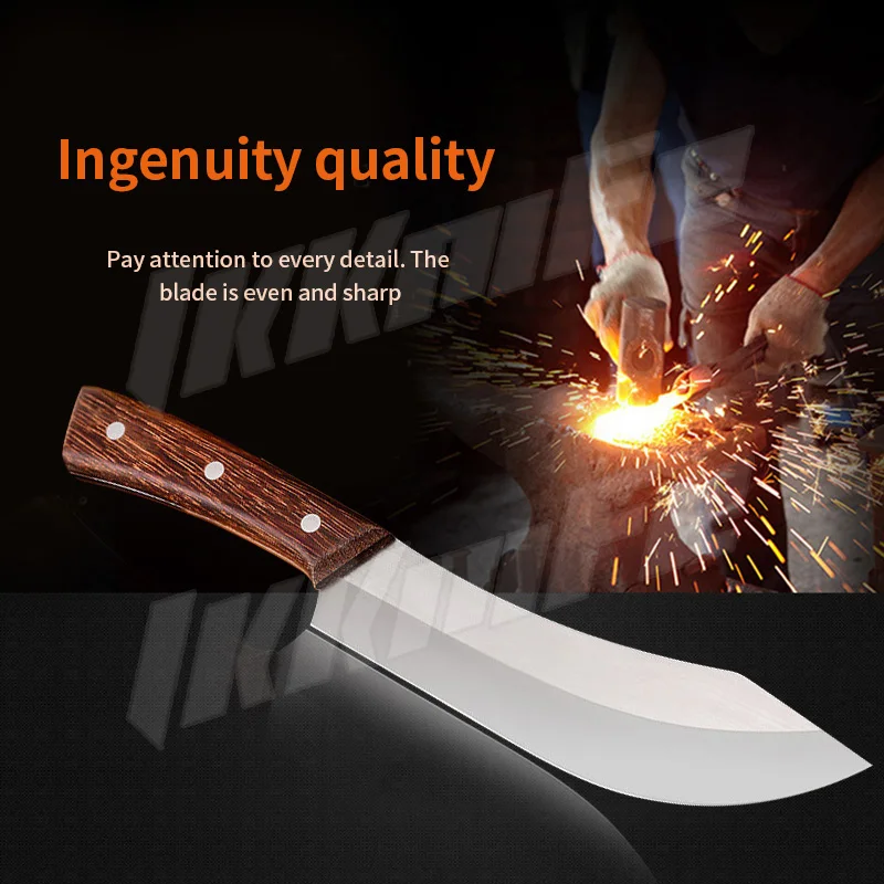 Поварской нож из нержавеющей стали 7 5 дюйма кухонный для нарезки мяса мясника