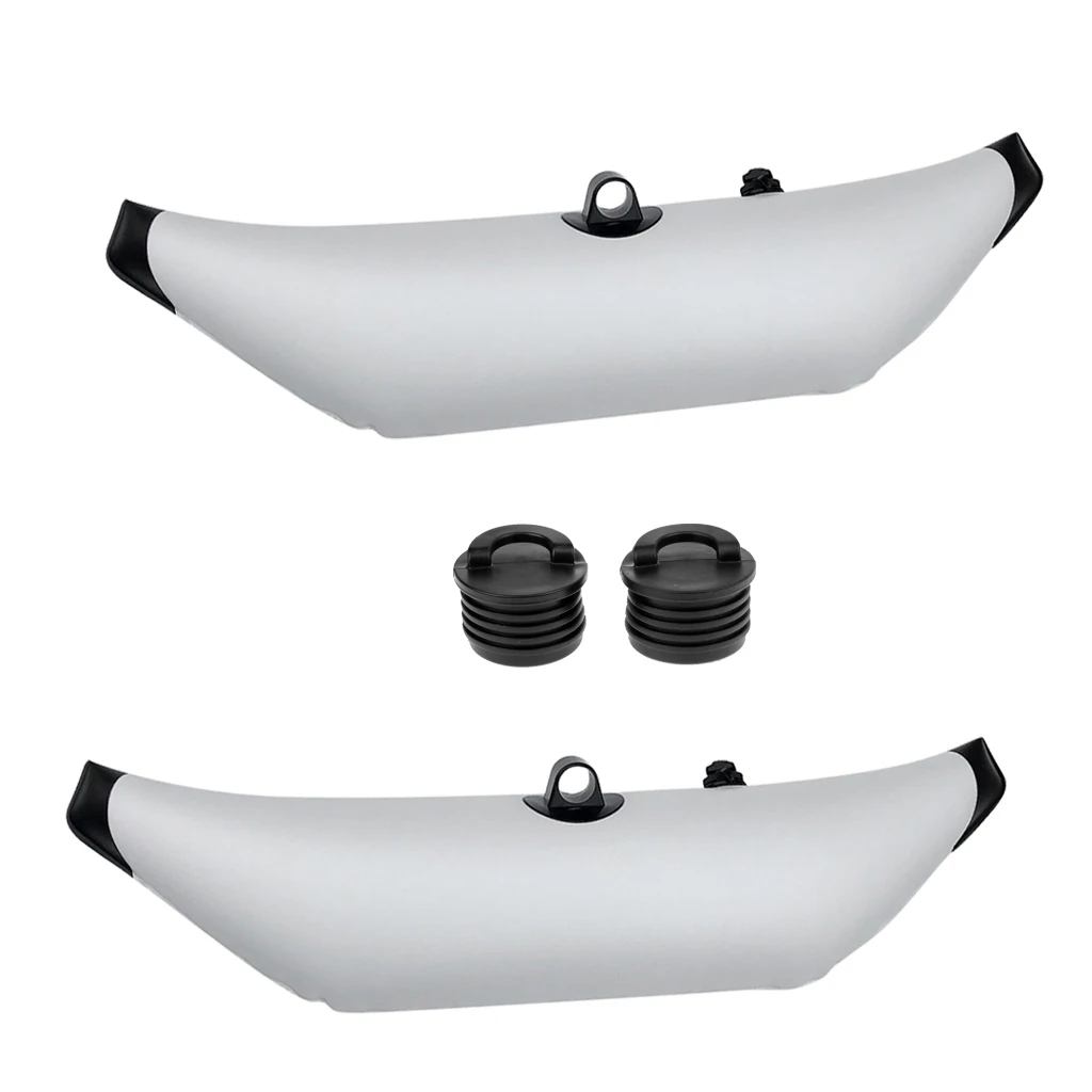 Пакет 2 белый каяк стоящий надувной стабилизатор выносной опоры водяной Буй с 4