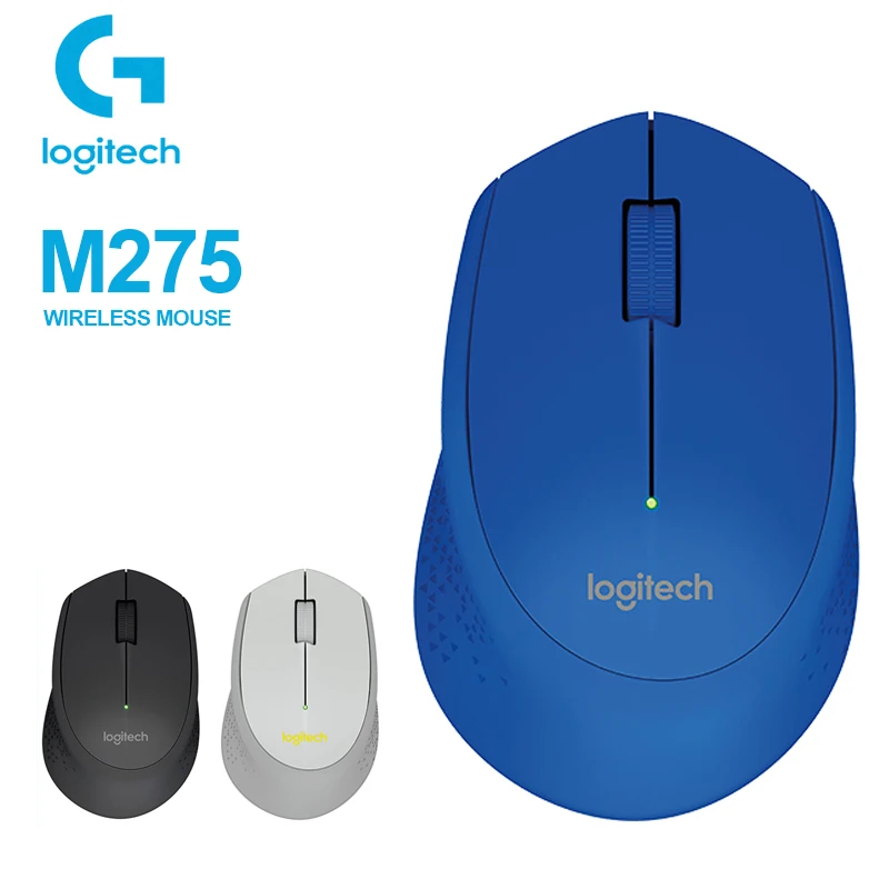 Оригинальная беспроводная мышь Logitech M275 с 2 4 ГГц USB нано приемником мыши 1000