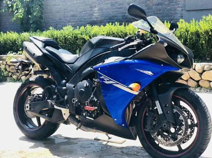 

4 подарки Новый ABS литья под давлением Обтекатели комплект подходит для YAMAHA YZF-R1 2013 2014 12 13 14 R1 обтекатель набор холодный синий