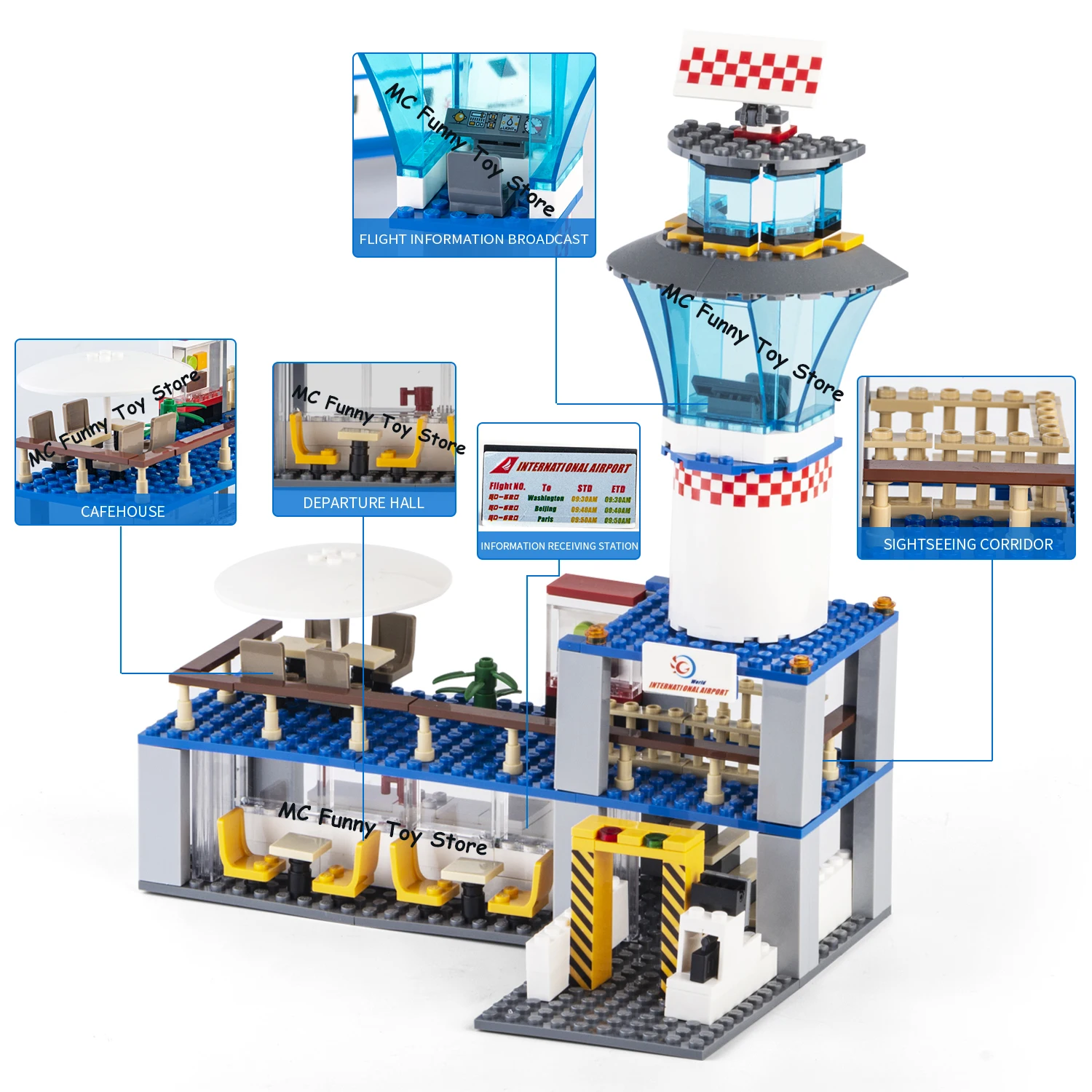 Конструктор строительный GUDI MOC детский 652 деталей | Игрушки и хобби