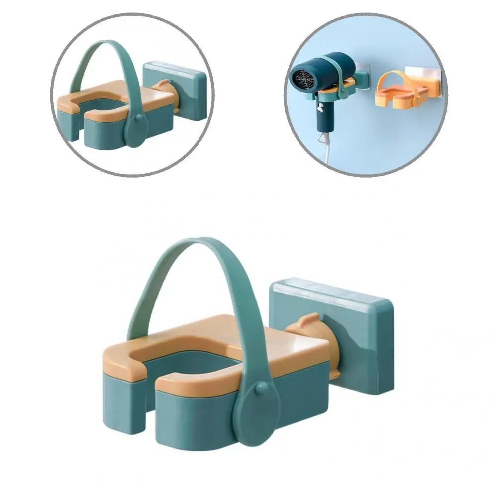

Wall-mounted Plastic Self-adhesive Hair Blower Holder Hair Care Tools