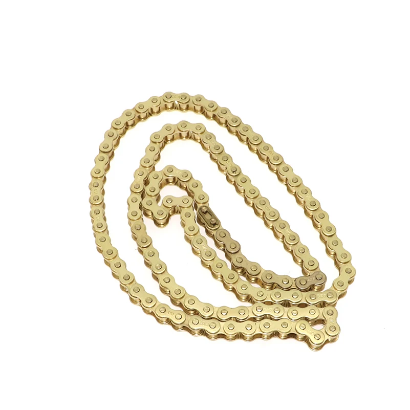 Kmc Gold 428 102/104/108/110/112/114/116/118 звеньевая цепь O-RING для грязевого мотоцикла/питбайка 110-150cc для CRF70 TTR110.