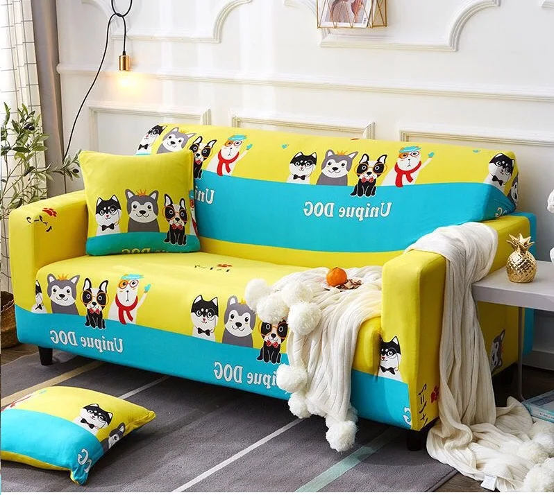 Чехол для дивана нескользящий секционный эластичный чехол 1/2/3/четыре места