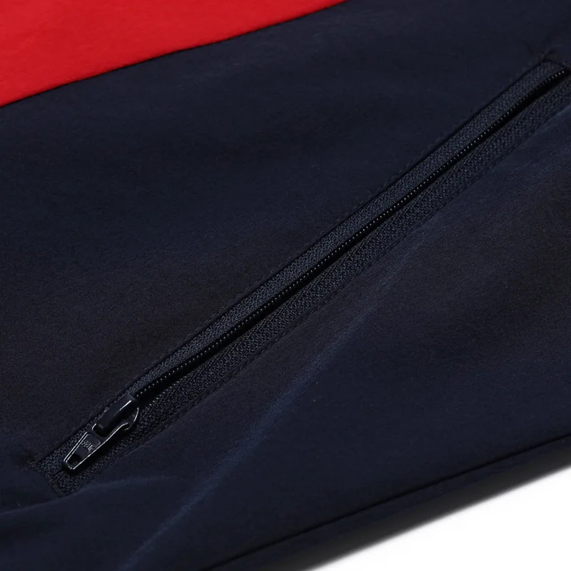 

361 Degrees Women Sports Training Windbreaker with Cap Collision Color Design Autumn Fashion Casual Coat Red W562014610-4I