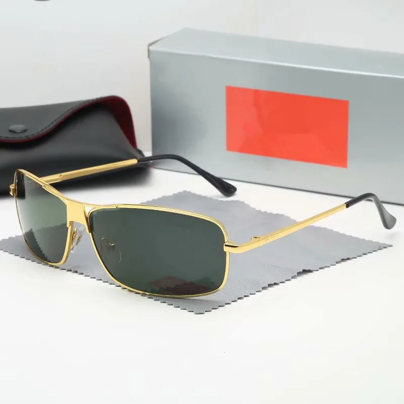 

Очки солнцезащитные для мужчин и женщин, модные солнечные аксессуары от известного бренда, UV400, в оригинальной фирменной коробке