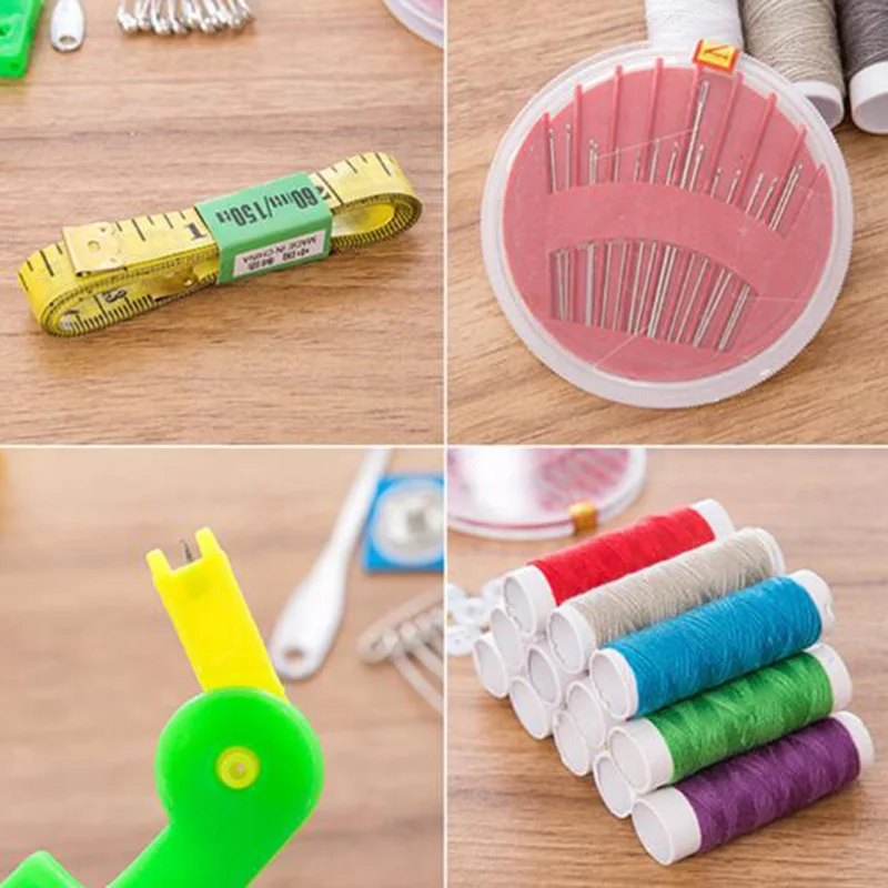 

49pcs Sewing Accessories Portable Sewing Box Needle Quilting Thread Tools