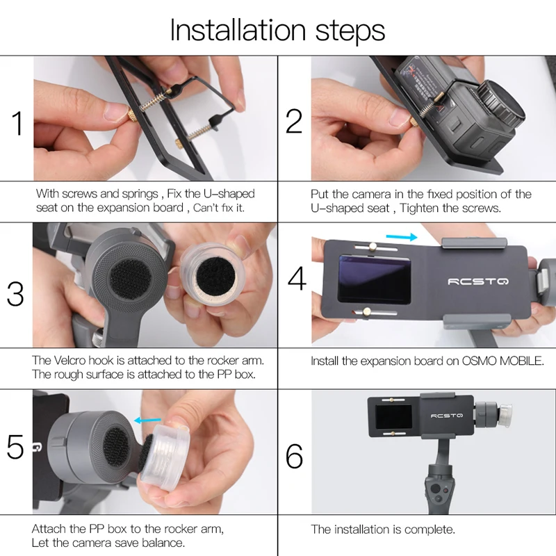 Карданный стабилизатор для ZhiYun Feiyu OSMO адаптер Расширительная плата DJI ACTION GOPRO