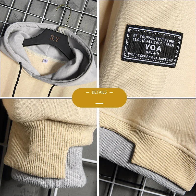 

Japanese Style Men Hoodies Sweatshirts 2021 Spring Autumn Casual Long-Sleeve Pullover Hip Hop High Streetwear Print Hoodie Men