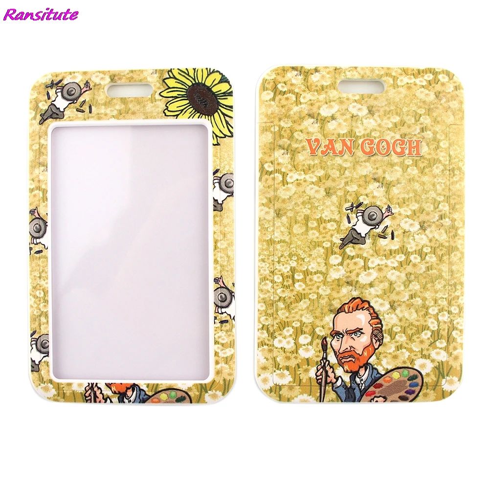 Чехол-накладка для пропуска на автобус Ransitute R1386 с изображением Ван Гога