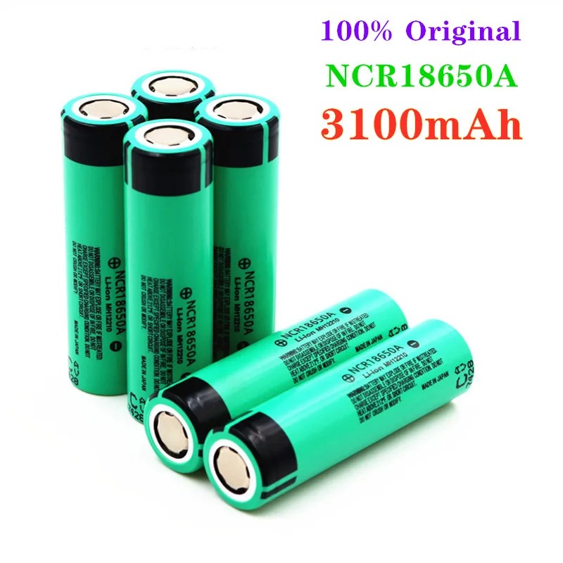 2-20 шт. аккумуляторные батарейки для ноутбука Panasonic 18650 NCR18650A 3 6 В 3100 мАч |