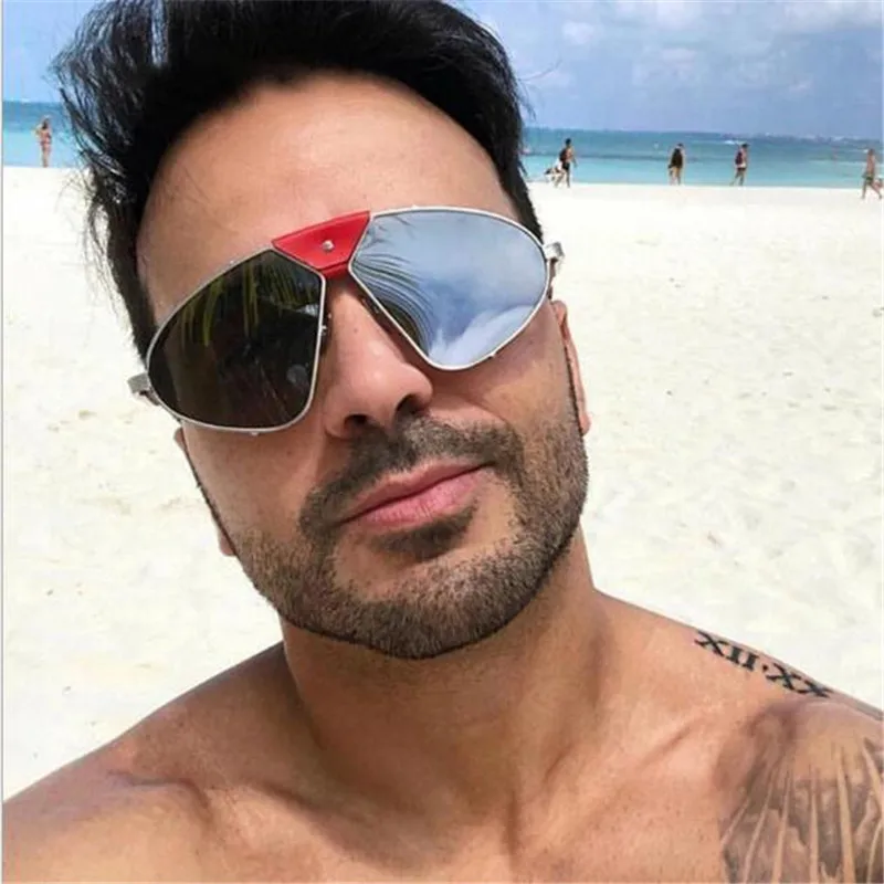 

Модные зеркальные солнцезащитные очки KAPELUS, кожаные мужские солнцезащитные очки в стиле панк, меняющие цвет солнцезащитные очки 1972