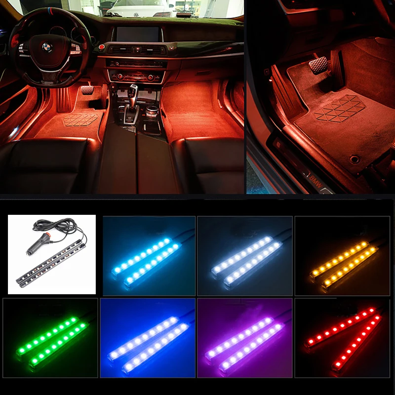 

2pcs Car LED Foot Iamp Floor lamp Decorative lamp for Jeep Grand Cherokee/Compass/Commander/Wrangler/Rubicon/SAHALA