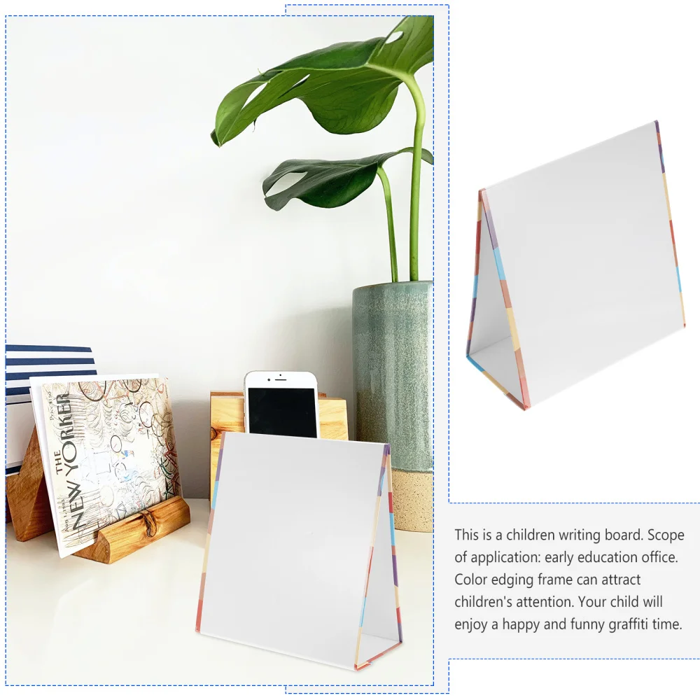 

1pc Kids Drawing Board Office Home Message Board Magnetic Erasable Whiteboard