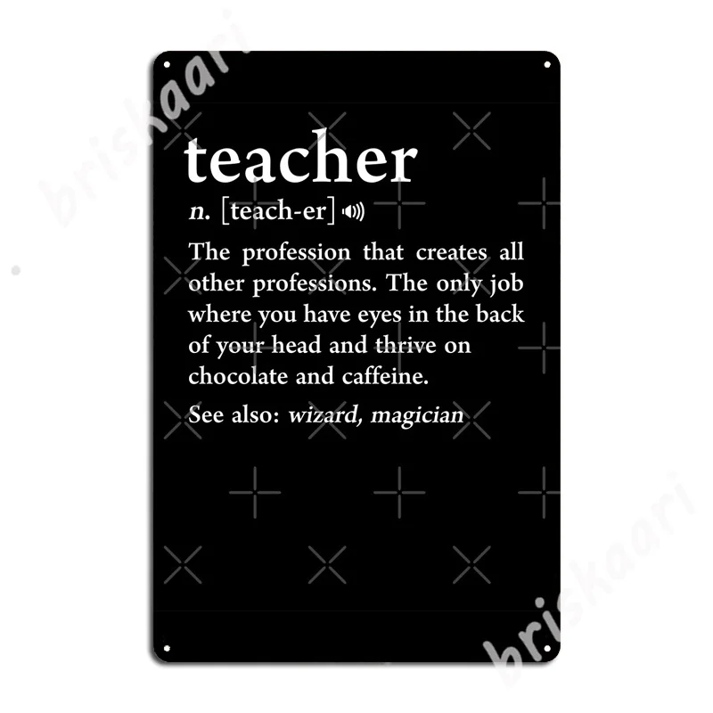 

Забавное существительное определение для учителей, подарок для учителя, металлические знаки, классические Плакаты для паба, клуба, бара, же...