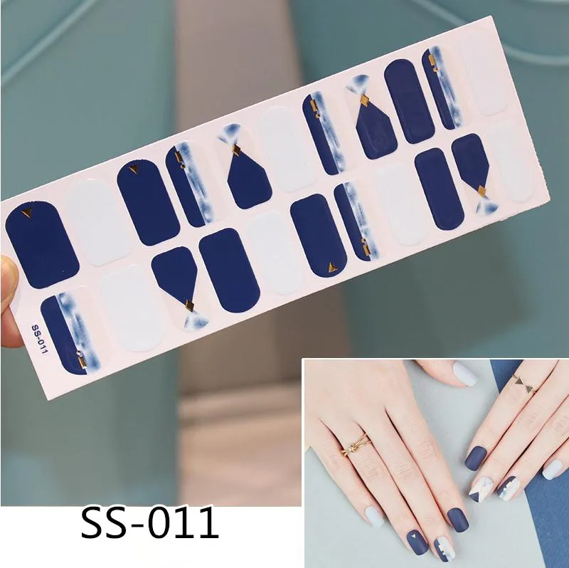 ss-011 22 наконечника/лист, Высококачественные наклейки для ногтей, горячая Распродажа, многоцветные, Мультяшные, модные, милые, разные цвета на выбор - Цвет: ss-011