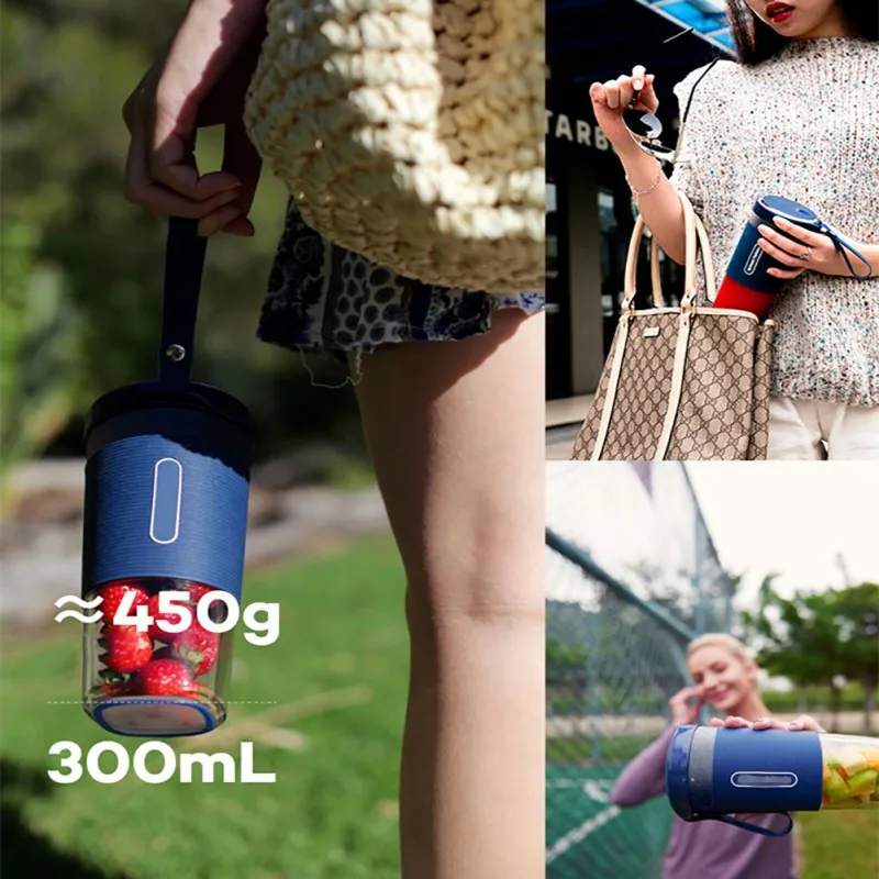 Мини Портативный беспроводной блендер для фруктов овощей соковыжималки