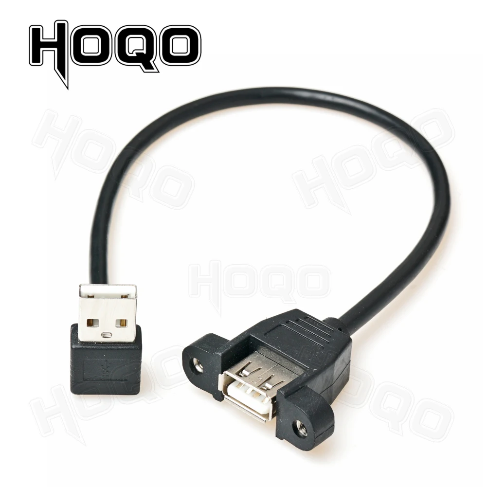 1 фут 30 см м 90 градусов тип A порт USB Панельное крепление usb2.0 Папа мама