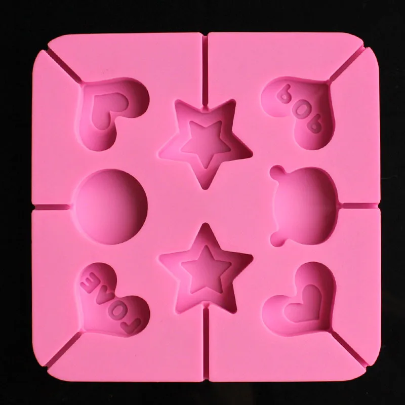 

Silicone Lollipop Mold Crystal Chocolate Cake Mold L087