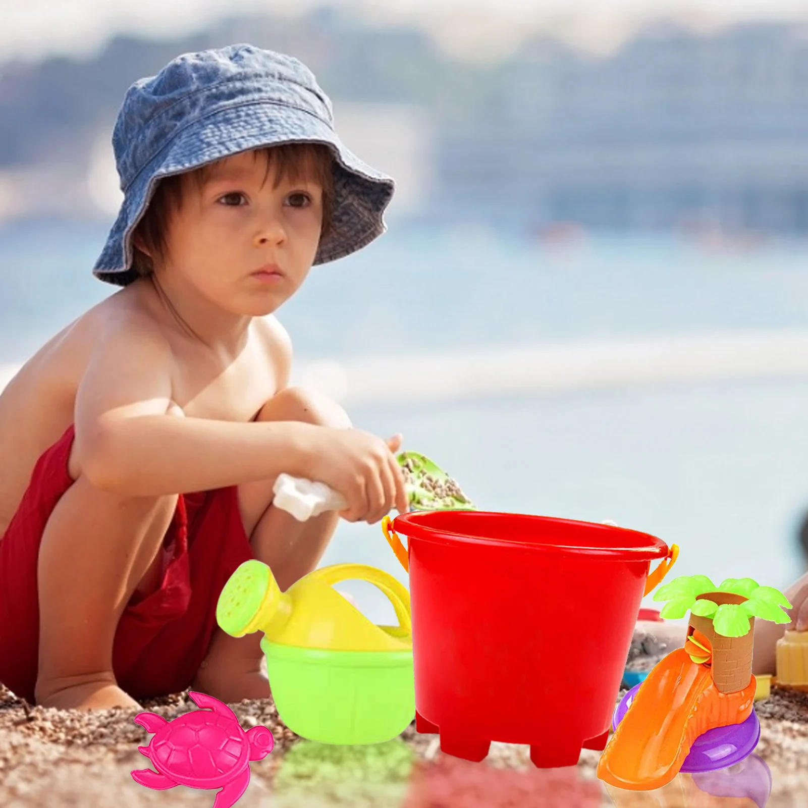 

Children Beach Game Toy Set Colorful Durable Summer Outdoor Toys Kit For Play Sand Water Play Boys And Girls Exquisite Toy Gifts
