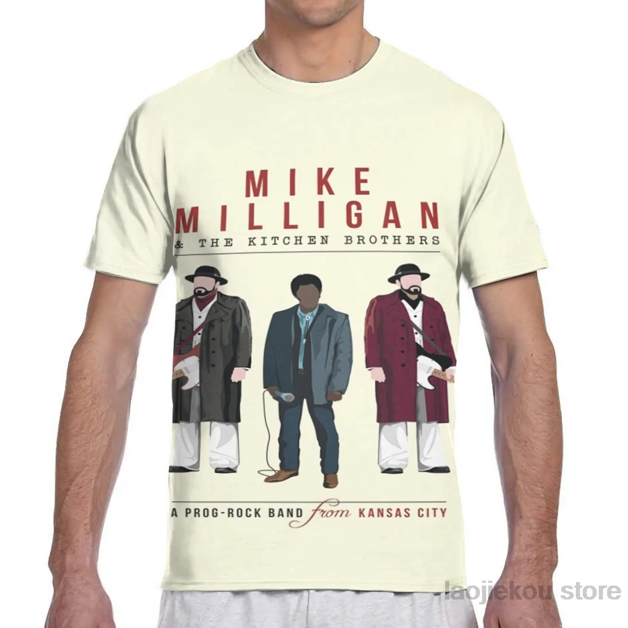 Футболка для мужчин с принтом «Mike Milligan& The kitchen Brothers-FARGO», модная футболка для девочек, летние футболки для мальчиков