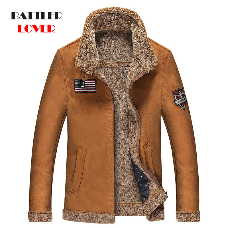 Мужская Флисовая Куртка черная куртка из натуральной кожи с меховым воротником в