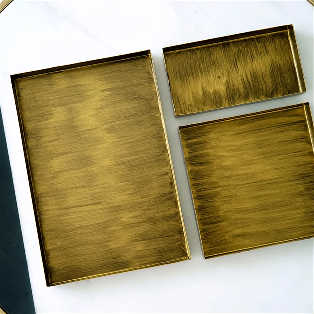 Металлический поднос для хранения домашние лотки фруктового торта десерта