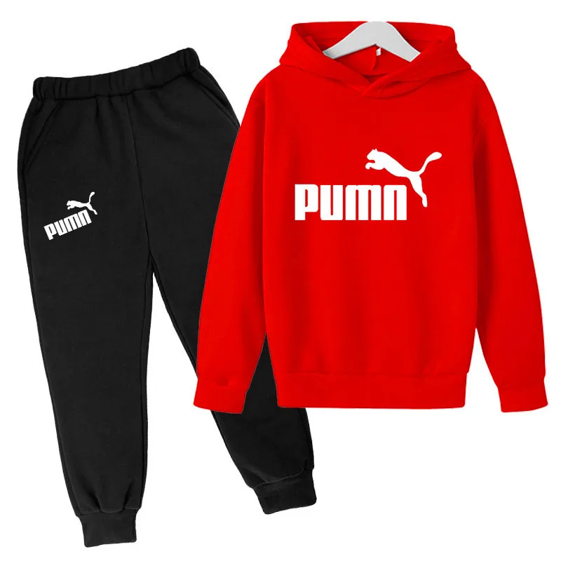 

Childrens Clothing Toddler Boy Clothes 2021 New Spring And Autumn Long-Sleeved Round Neck Sports Hoodie Pants Clothes For Boys