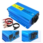 600 Вт1200 Вт Инвертор немодулированного синусоидального сигнала 12 В постоянного тока в переменный ток 220 в 230 В преобразователь напряжения адаптер ЕС универсальная розетка автомобильные аксессуары