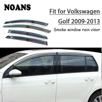 noans 4pcs stickers for volkswagen vw golf 6 2013 2012 2011 2009 car styling accessories windows sun rain visor door shield trim