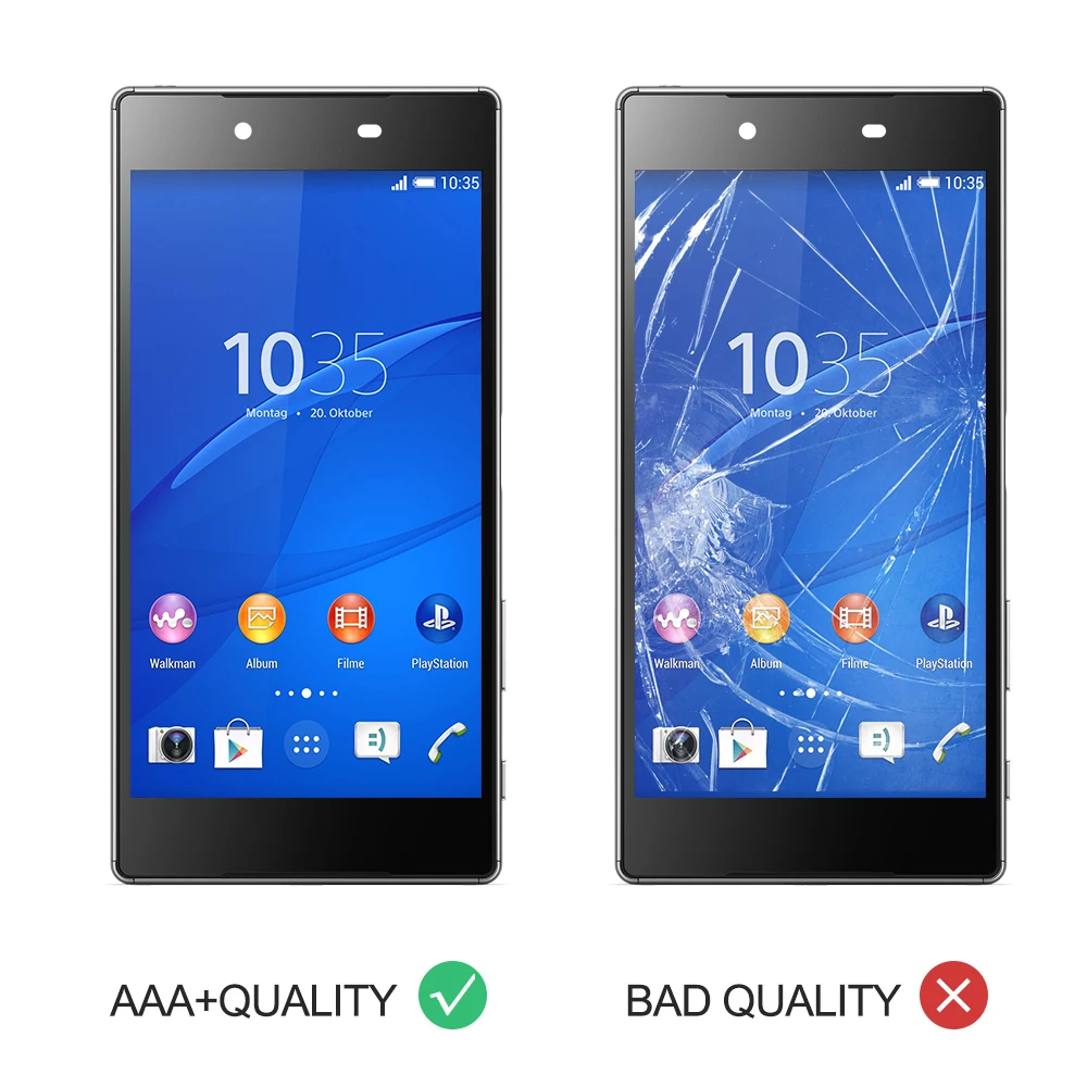 Оригинальный дисплей Z5 5 2 дюйма для SONY Xperia сенсорный ЖК экран с рамкой двойной E6653