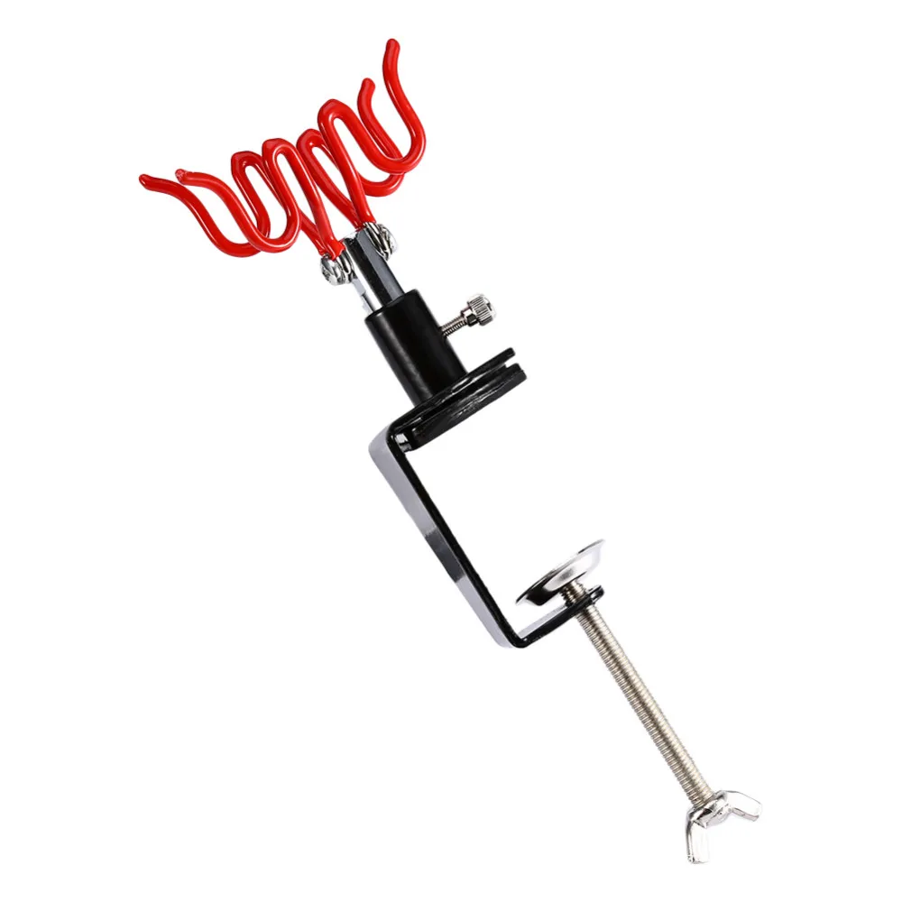 

Paint Spray Gun Kit Hold Airbrush Holder Gravity Stand Painting Airbrush Sprayer Electric Power Tools Clamp on Table