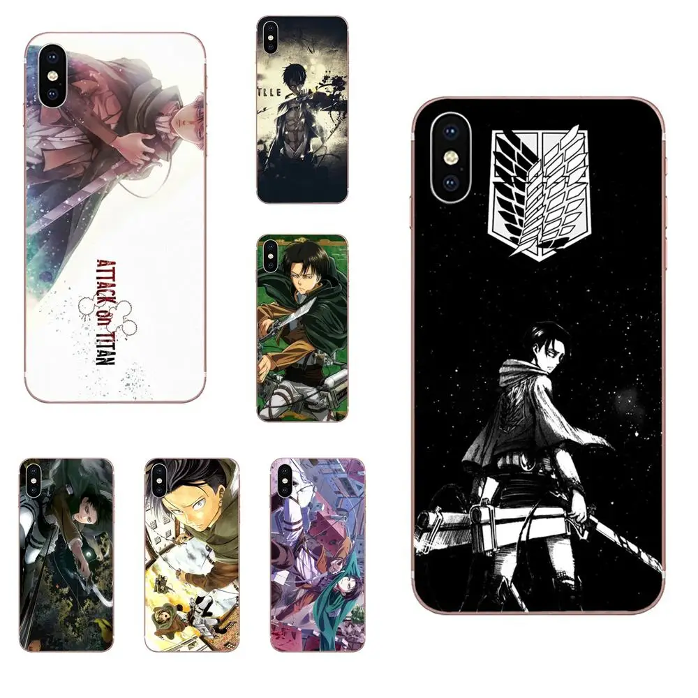 Силиконовый чехол для телефона с изображением атаки на титанов Levi Xiaomi CC9E Mi3 Mi4 Mi4i