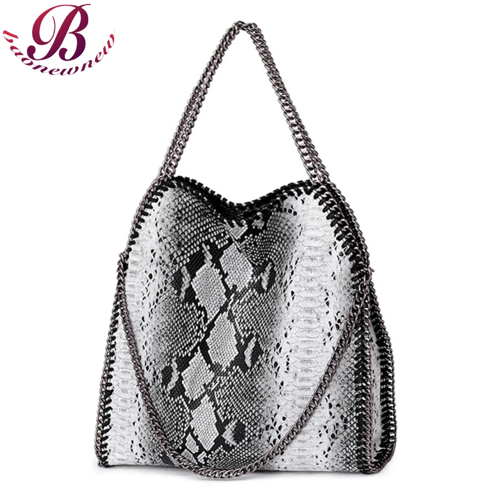 Snake Print Shoulder Bags For Women Luxury Handbags Female Portable Folding Leopard Bag Ladies Large Capacity Tote Packages