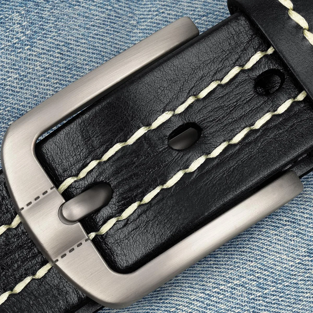 

Genuine High Quality Leather Belt Luxury Designer Belts Men Cowskin Fashion Strap Male Jeans For Man Cowboy