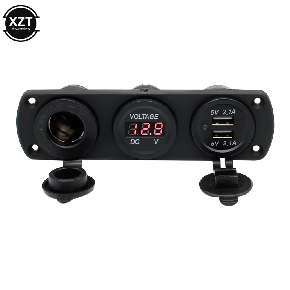 Автомобильное зарядное устройство с двумя USB-портами 12 В а | Автомобили и