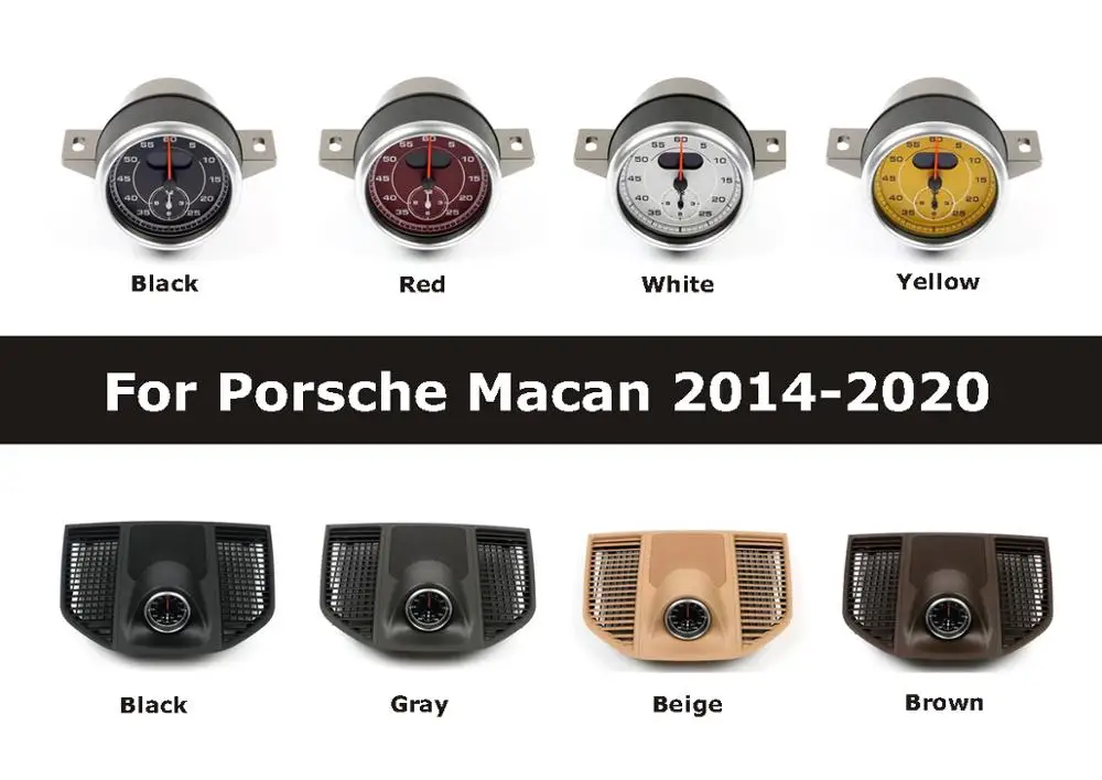 Автомобильная консоль секундомер для приборной панели Porsche Macan 2014-2020 Boxster