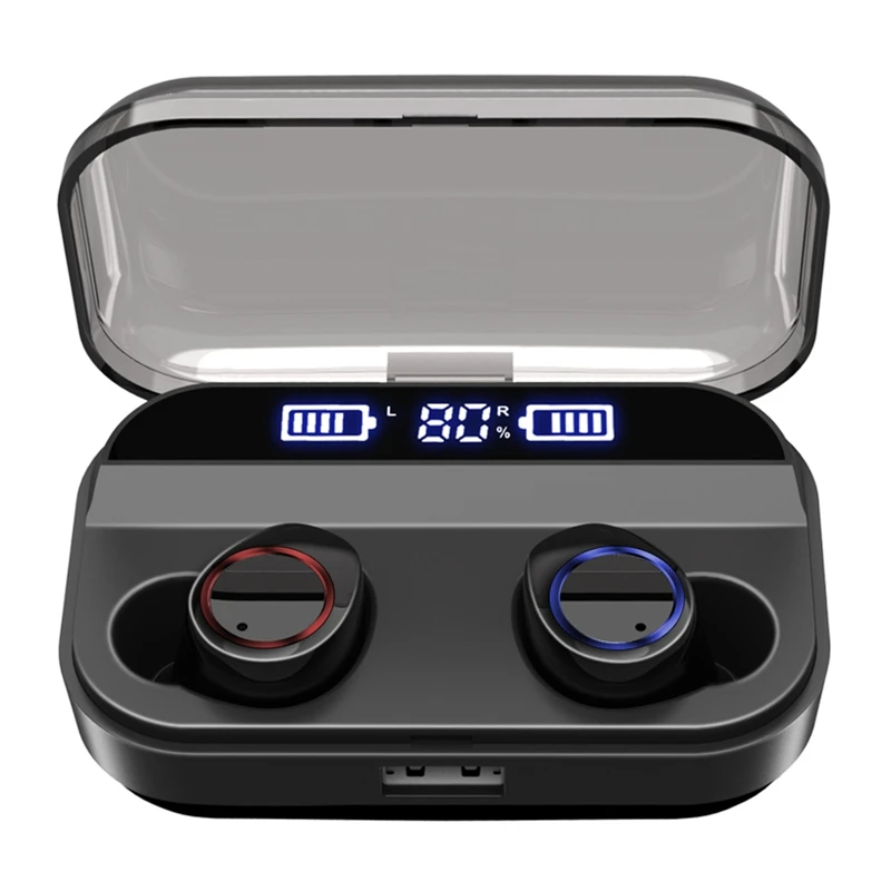 FULL X11 TWS Bluetooth наушники IPX7 водонепроницаемый 5 0 с 2600 мАч чехол для зарядки